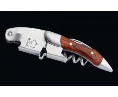 Cilio Legno Kellnerkorkenzieher, Kunststoff, Silber, 6 x 2,9 x 12,9 cm