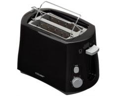 Cloer 3310 Cool-Wall-Toaster/825 W/für 2 Toastscheiben/integrierter Brötchenaufsatz/Krümelschublade/Nachhebevorrichtung