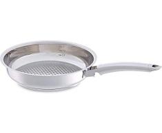 Fissler crispy steelux premium / Edelstahl-Pfanne (Ø 24 cm) Bratpfanne-unbeschichtet, krosses und fettarmes braten - alle Herdarten auch Induktion