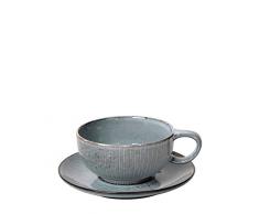 Broste Copenhagen Nordic Sea Teetasse / Kaffeetasse mit Unterteller - NEW IN -