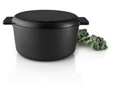 Eva Solo 280260 Topf, Aluminium, Induktionsgeeignet, 6 Liter Fassungsvermögen, 26 cm Durchmesser, Nordic Kitchen, Schwarz