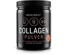 Kollagen Pulver aus Weidehaltung Hydrolysat Protein - wasserlöslich geschmacksneutral 500g inkl. Messlöffel