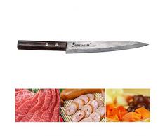Damaskus Chef-Messer-Edelstahl-Sashimi Küchenmesser Japanisches Sushi Lachsmesser Rohes Fischfilet Schicht Messer (Color : Sashimi Knife)