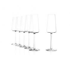 Stölzle Lausitz Power Champagnerkelche 238 ml, 6er Set Champagnergläser, spülmaschinenfest, bleifreies Kristallglas, hochwertige Qualität, elegant, bruchbeständig