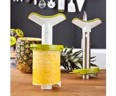 Tomorrows Kitchen (bislang Vacu Vin) - 48702606 Ananasschneider Deluxe 3er Set,weiß