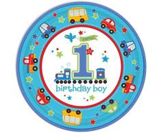 8 Teller * BIRTHDAY BOY * für den ersten Geburtstag // Kindergeburtstag Jungen