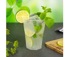 30x Cocktailbecher 300ml transparent | aus PP Plastik Alt. zu Einweg Made In Germany | Cocktail Becher Longdrinkgläser Schnapsgläser | Bruchsichere Mehrwegbecher Wiederverwendbar | silverkitchen ®