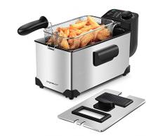 Aigostar Ushas 30HEZ - Semi-professionelle Fritteuse, Edelstahl, 2200 Watt, 3 Liter. BPA-frei