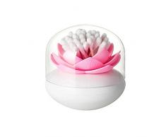 Exquisite Lotus, Halter für Wattestäbchen / Zahnstocher rose