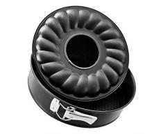 Zenker Springform Flach- und Rohrboden à 26 cm Backform mit 2 Böden Kuchenformen-Set, mit Antihaftbeschichtung, einfaches Entformen für saftige Kuchen und Torten, Menge: 1 Stück