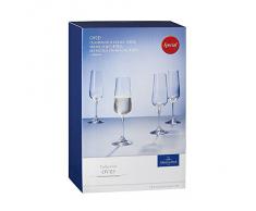 Villeroy & Boch - Ovid Sektglas-Set, 4 tlg., 250 ml, 22,8 cm, Kristallglas, spülmaschinengeeignet