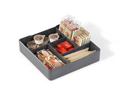 Durable 338658 Coffee Point Case Servierhilfe (Dispenser für Kaffeekapseln/Teebeutel/Zuckersticks) anthrazit