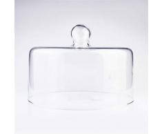 CSQ-Platte Sushi-Haube, panierte Käsehaube-Glashaube-Kuchenhaube Multifunktionale Haupthauben-Salat-Nachtischhaube-Süßigkeits-Trockenfrüchte-Haube Leicht (Size : 24 * 24 * 12CM)