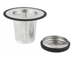 Bredemeijer 1491 Teefilter mit Deckel Ablage Edelstahl