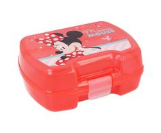 ALMACENESADAN 2002, Sandwich Maker Rechteckige Multicolor Disney Minnie Mouse elektrische Puppe, Kunststoffprodukt; BPA frei; Abmessungen 18x14x7 cm