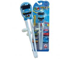 Ausbildung Essstäbchen Chopsticks Stäbchen für Kids Kinder (Blue Bus)