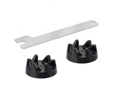 AIEVE 2 Stück Mixer Gummi kupplung Gummikupplung Zahnradkupplung Kupplung mit Spindelwerkzeug Entsafter Standmixer Ersatzteile Zubehör für KitchenAid KSB3 KSB5 Stand Blender 9704230