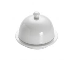 Maxwell & Williams B380 Round Buttertöpfchen, Butterglocke, Porzellan, weiß