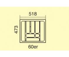 Naber Besteckeinsatz 4, 518 x 473 mm. Schrankbreite 600