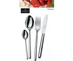 Picard & Wielpütz Besteck Garnitur Ventura Edelstahl 24-teilig, 6 Personen Gemischte Bestecksets, Silber, 39.2 x 22.6 x 7 cm