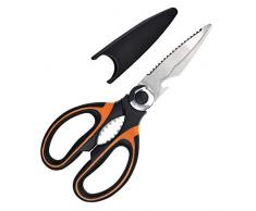 Ponsey Küchenschere - Multifunktionale Schere Haushaltsschere Kitchen Scissors aus Edelstahl für Gemüse Kräuter und Fleisch Küchenutensil