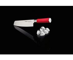 Dick Usuba Messer, Red Spirit (18 cm Klinge, X55CrMo14-Stahl, HRC 56°, asiatisches Kochmesser, nichtrostend) 8174318