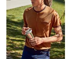 Alessi GIA24 W Travel Mug, Stainless Steel, weiß