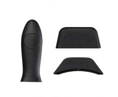 Griffhalter Hitzeschutz Gummi Wiederverwendbar Anti-Rutsch-Topfgriff für Grillplatten Metall Pfannen Pfannen Pfannen Pfannen Pfannen Pfannen Schwarz