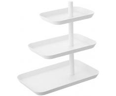 YAMAZAKI Tower Etagere, Stahl, Weiß, One Size