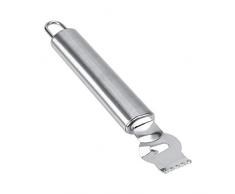 CMING Küche Edelstahl Lemon Lime Orange Schäler Obst Zitrus Schaber Küchenwerkzeuge for Familie orange Zitrusfrucht-Raspel (Color : Sliver)