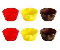 Tescoma Delicia Silikon-Backförmchen, 5 cm, 6 Stück