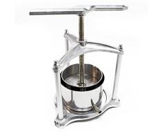 Wiltec Mini-Obstpresse Beerenpresse Fruchtpresse Aluminium 3 l Edelstahlkorb