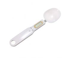 TrifyCore Mess Digitale Löffel Multi Verbrauch Elektronische Waage Löffel Tragbare Küchenwaage Löffel für Gewürze Kaffee Würzen Weiß