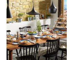 Villeroy & Boch Casale Espressotasse, Porzellan, Blau/WeiÃ, 0,10Â Liter