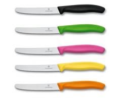 Victorinox Tomatenmesser Brötchenmesser Tafelmesser Set 5-teilig 6.7836 Bunt NEU Swiss Made