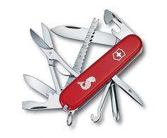 Victorinox Taschenmesser Fisherman (18 Funktionen, Klinge, Fischentschupper, Schere) rot