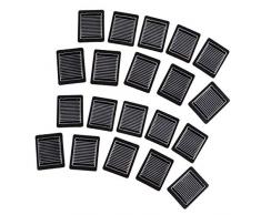 SM SunniMix Puppenhaus Küchenzubehör Backblech Kuchenblech Puppenküche Miniaturspielzeug, 10er Set