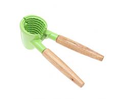 UPKOCH Nussknacker Walnussknacker Muschelknacker Meeresfrüchteknacker Walnussöffner mit Rutschfestem Griff (Grün)