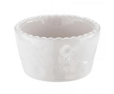 Sambonet Utensili Cucina Porzellan gerippt Souffleförmchen 11cm