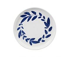 Abendessen Keramik Geschirr Flacher Teller Home Frühstücksteller Dessertteller Steak Teller Spaghetti Teller 8 Zoll 10 Zoll Party Teller Grillschale Restaurant Tablett (Farbe: A, Größe: 26 CM (10