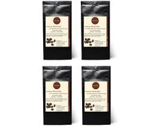 Kaffee Geschenk Set - 4 x Kaffee mit Geschmack als Kaffee Probierset - Haselnuss, Mandel-Zimt, Sahne, Macadamia - Arabica Röstkaffee mit Aroma - gemahlen - 4 x 75 g (300 g insgesamt)