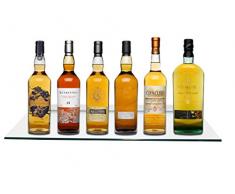 picturehangingdirect.co.uk Likörglas Regal Bar Regal Flasche Display mit schwimmender Halterung Ladenglas, Küche Glasregal (20 x 60 cm)