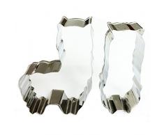 Qinlee Schimmel Edelstahl Niedlich Alpaka-Form Obstschneider DIY Cookies Fondant Puzzle Form Backwerkzeuge 2 Stück