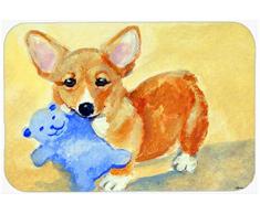 Carolines Treasures 7432LCB GlasschneidebrettCorgi und Teddybär, groß, mehrfarbig