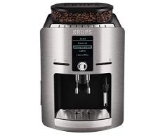 Krups EA826E(Artikelnr. : EA826E10) Kaffeevollautomat (1450 Watt, 1,8 Liter, 15 bar, LC Display, Cappuccinatore) aluminium