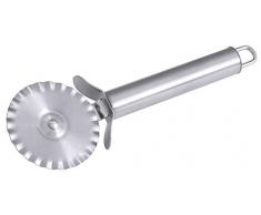 Teigrädchen, Serie POLARIS, mit seidenmatt poliertem Griff aus Edelstahl 18/10, Rändchen gewellt, mit Fingerschutz | ERK