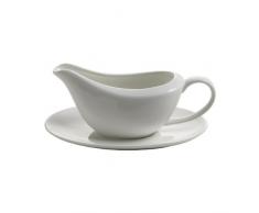 Maxwell & Williams JX58140 Kitchen Sauciere mit Untertasse, Soßenkanne, 140 ml, in Geschenkbox, Porzellan