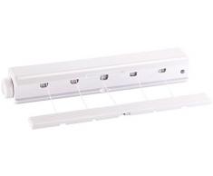 Rosenstein & Söhne Wandwäschetrockner: Wandtrockner mit 5 ausziehbaren Wäscheleinen zu je 4,2 m, gesamt: 21 m (Wand Wäscheleine)