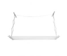 Cocoarm Wäschespinne Wäscheständer Ausziehbar Wandtrockner Wand Scherenwäschetrockner Platzsparender Handtuchstange für Badezimmer Balkon 184 x 50 x 67 cm