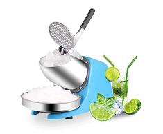 ice crusher Ice Shaver Machine Elektrischer Schneekegelhersteller, Doppelmesser-Design Mit Einstellbarer Dicke Eisbrecher 187 Lb/H Für Den Privaten Und Gewerblichen Gebrauch